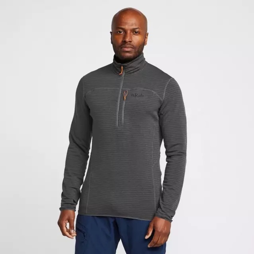 Rab Men's Ascendor Light Pull-On Fleece‎ Half Zip Long Sleeve Medium